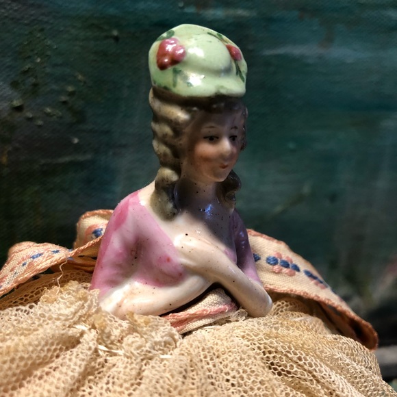 Antique China Pin Cushion Doll - Picture 4 of 9